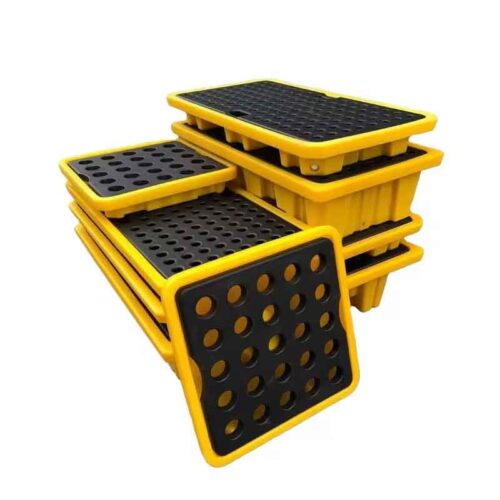 2 Drums 4 Drums Spill Pallet Containment Tray Hdpe