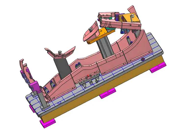 automotive parts checking fixture
