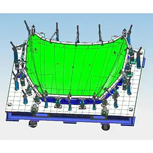 automotive parts checking fixture