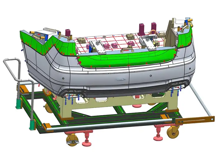 automotive parts checking fixture